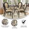 Flash Furniture Cannes Thonet French Bistro Stacking Chair, Natural PE Cane Rattan and Black Aluminum Frame, 4PK 4-SDA-AD642110-1-NAT-BK-GG - alternate 5